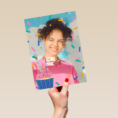 Make A Wish birthday photo