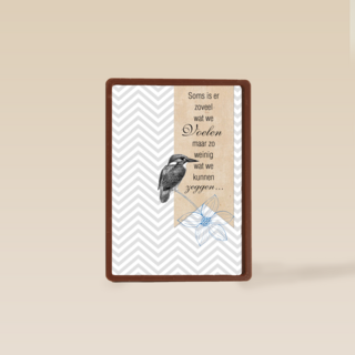 soms is er zoveel wat we voelen