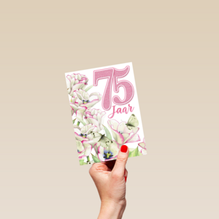 75 jaar bloemen