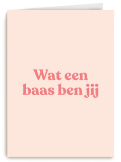 goed gedaan kaart andc wat een baas ben jij