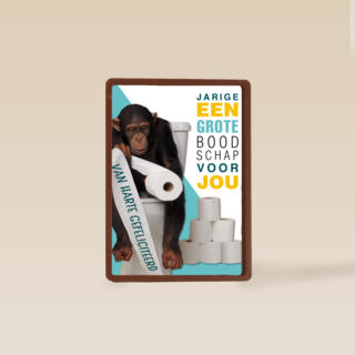 aap met grote boodschap voor jou