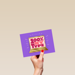 Valentine 100 procent my type