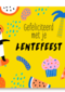 Skater Panda Gefeliciteerd met je Lentefeest