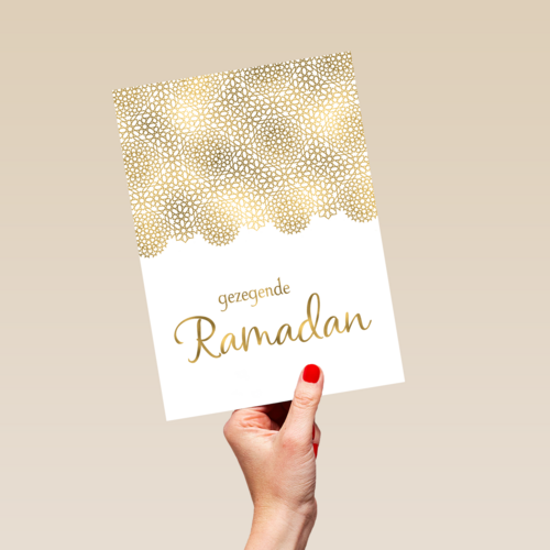 eid mubarak kaart gezegende ramadan