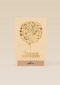 Gouden boom met Happy Birthday
