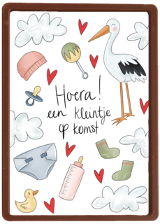 felicitatiekaart zwangerschap