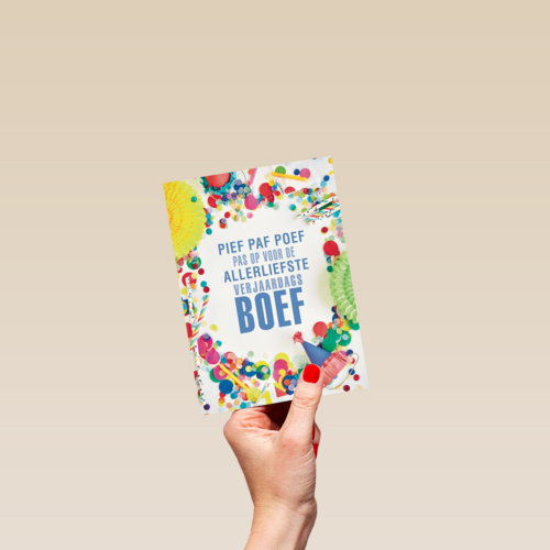 pief paf poef voor de allerliefste kaart