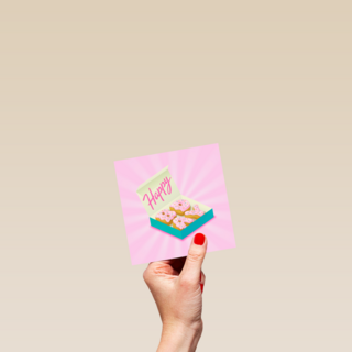 happy bday donuts