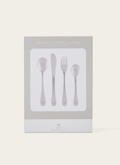 Bambam Kinderbestek Zilver | Bambam Cadeau Baby |
