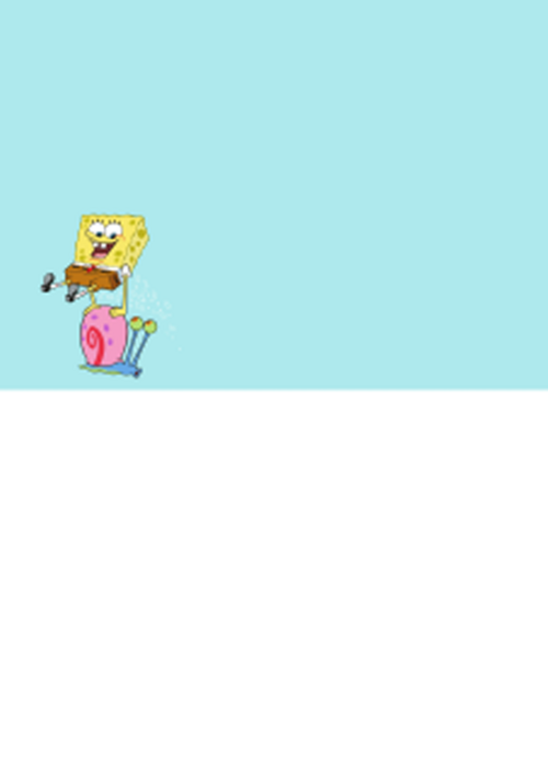 Spongebob lets be weird together forever