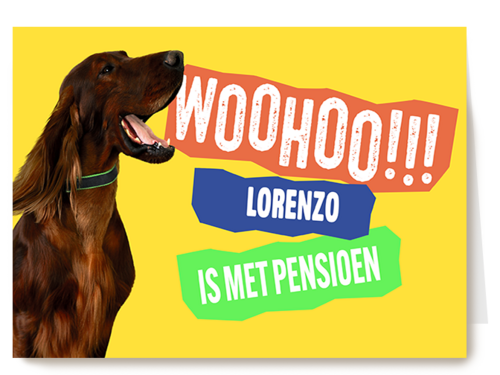 Kaart Hallmark | Pensioen | Pensioen Whoohoo Met Naam