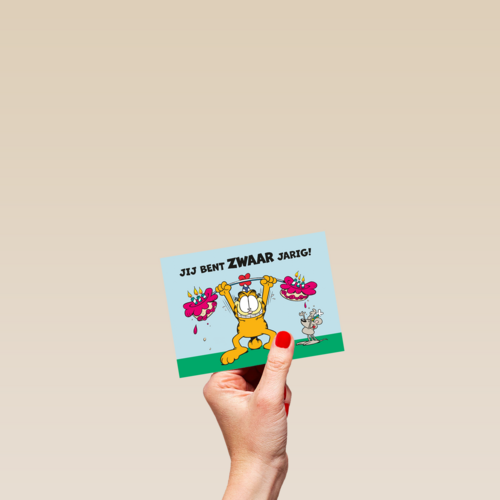 Garfield jij bent zwaar jarig