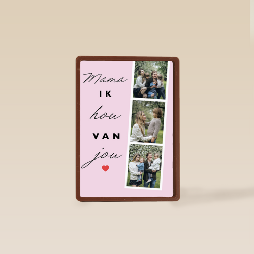 moederdag fotokaart hip mama ik hou van jou