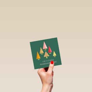 Kerstkaart een magische Kerst