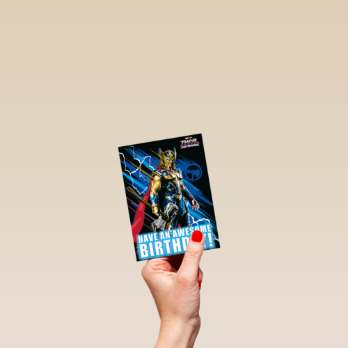 Verjaardagskaart Thor Have an awesome birthday