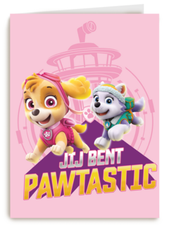 Jij bent Pawtastic kaart Paw Patrol