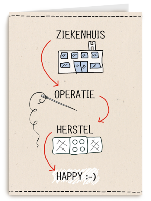 ziekenhuis operatie herstel happy