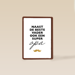 vaderdag kaart hip naast de beste vader ook een super opa