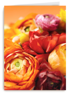 boeket van bloemen in herfstkleuren