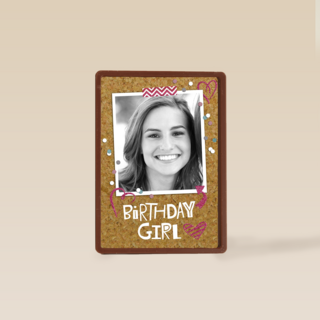 prikbord foto birthday girl