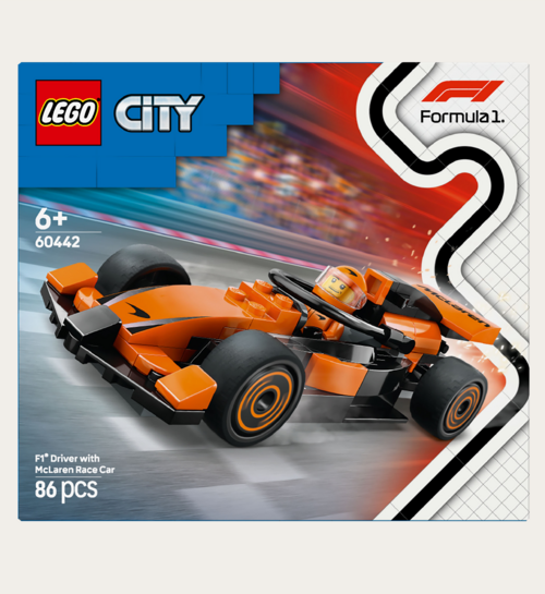 LEGO City F1 Coureur met McLaren Racewagen