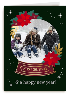 Kerst Foto Snowglobe