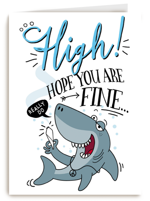 zomaar kaart high hope you are fine