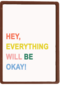 Sterktekaart everything will be ok Engels