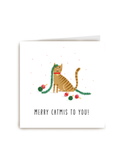 3erry catmis to you kat kerstkaart