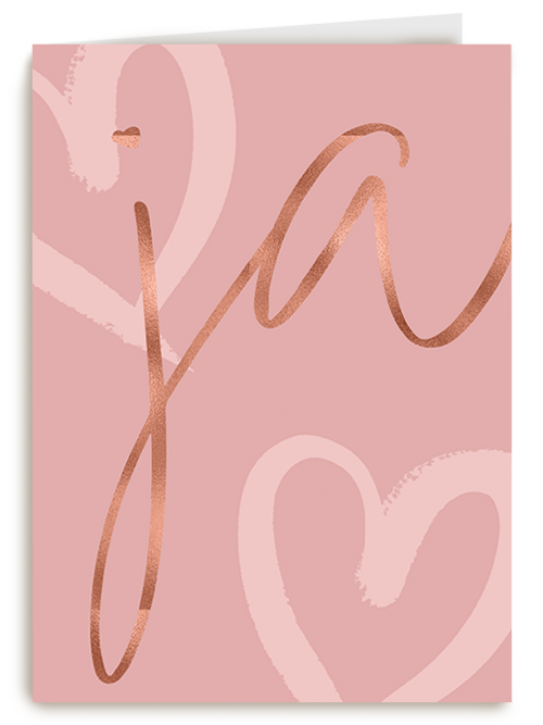 Kaart Hallmark | Felicitatie Huwelijk | Love Story Ja Harten