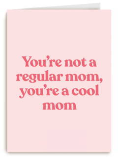moederdag kaart hip cool mom