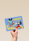 Mickey Mouse kaart hoera een nieuw huis