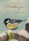 Kerstkaart vogel op tak winter