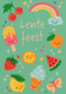 Lentefeest fruit regenboog