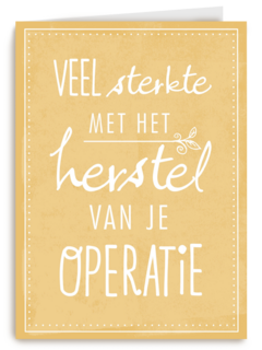 Herstel maar snel