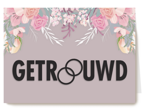 Kaart Hallmark | Felicitatie Huwelijk | Trouwkaart Getrouwd Ringen
