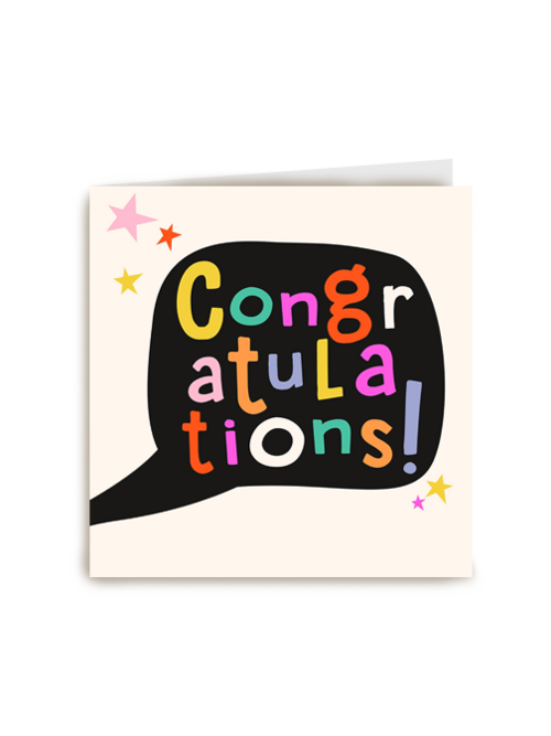 Verjaardagskaart Hallmark | Gefeliciteerd Kaart Vrouw Felicitatie Kleurige Letters