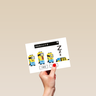 Beterschapskaart Minions reboot