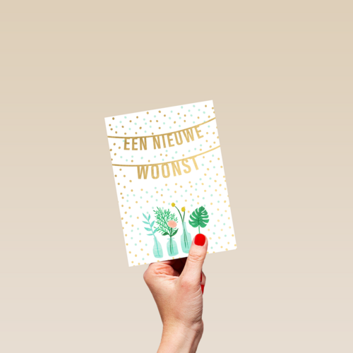 een nieuwe woonst aan een slinger