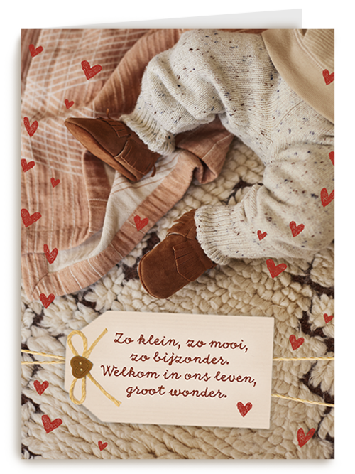 Kaart Hallmark | Geboorte Felicitatie | Geboortefelicitatie Welkom In Ons Leven