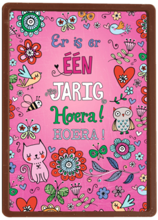 er is er een jarig hoera
