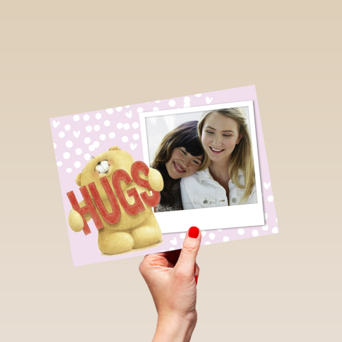 forever friends fotokaart hugs