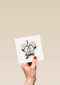 Liefde kaart Mickey en Minnie handen