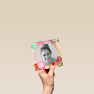 fotokaart vierkant gefeliciteerd met je verjaardag
