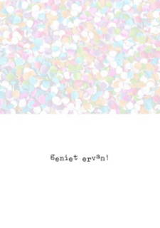 confetti papier gestopt werken