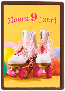 Hoera 9 Jaar rolschaatsen