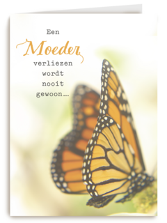 een moeder verliezen wordt nooit gewoon