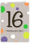 Verjaardagskaart 16 tiener jongen woohoo for you