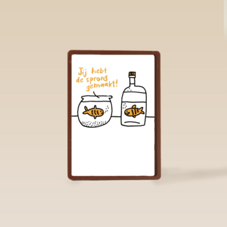 je hebt de sprong gemaakt