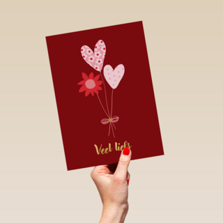 Valentijn Bosje Veel Liefs